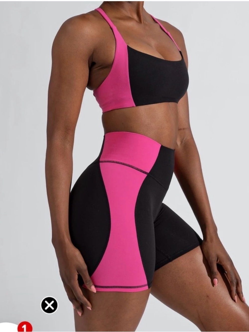 Buffbunny Aurora shorts pink black - Picture 2 of 4